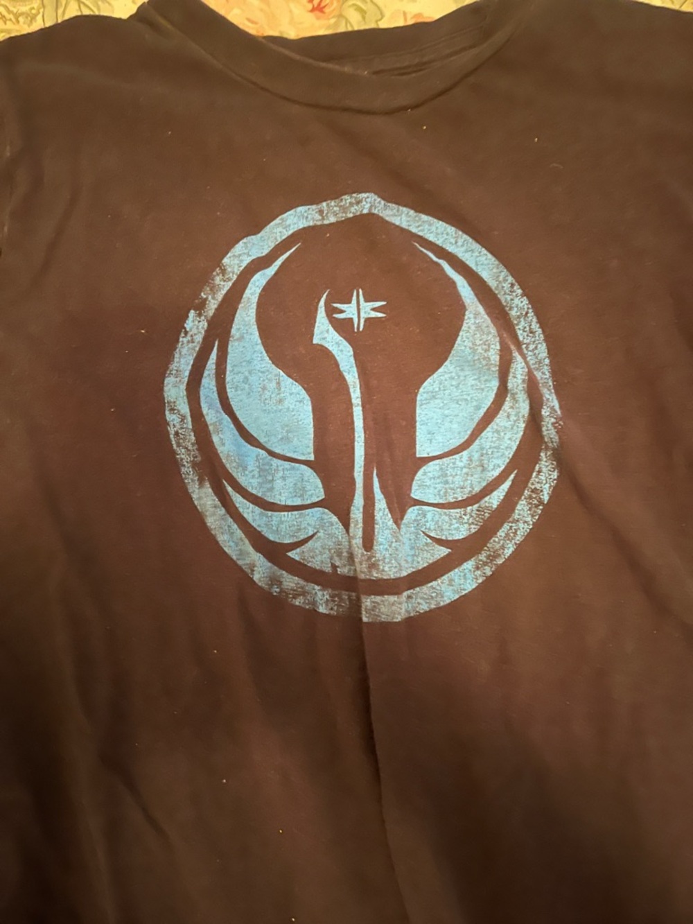 Two Star Wars Black T-Shirts with Blue Jedi and Red Imperial Logos - Picture 5 of 6